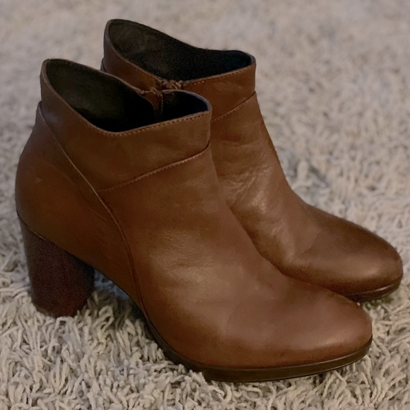 Italian Made Leather Booties - Picture 1 of 7